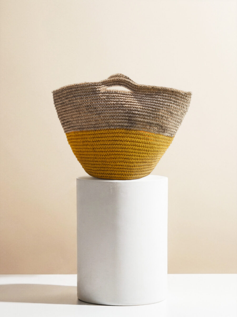 Fique Tote Bag - Yellow